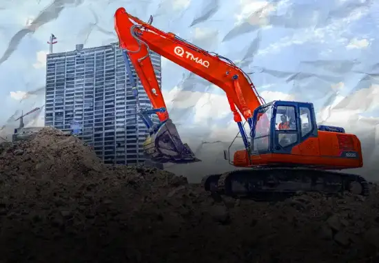 División Maquinaria Pesada TMAQ — Excavadoras y equipos de movimiento de tierra